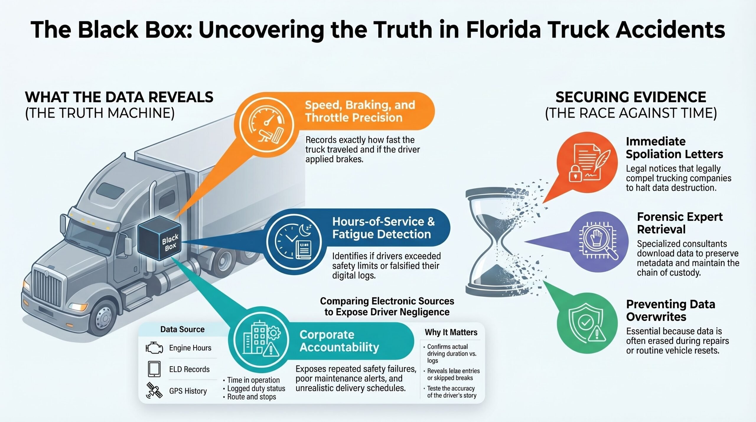 How Black Box Data Can Make or Break Your Florida Truck Accident Case