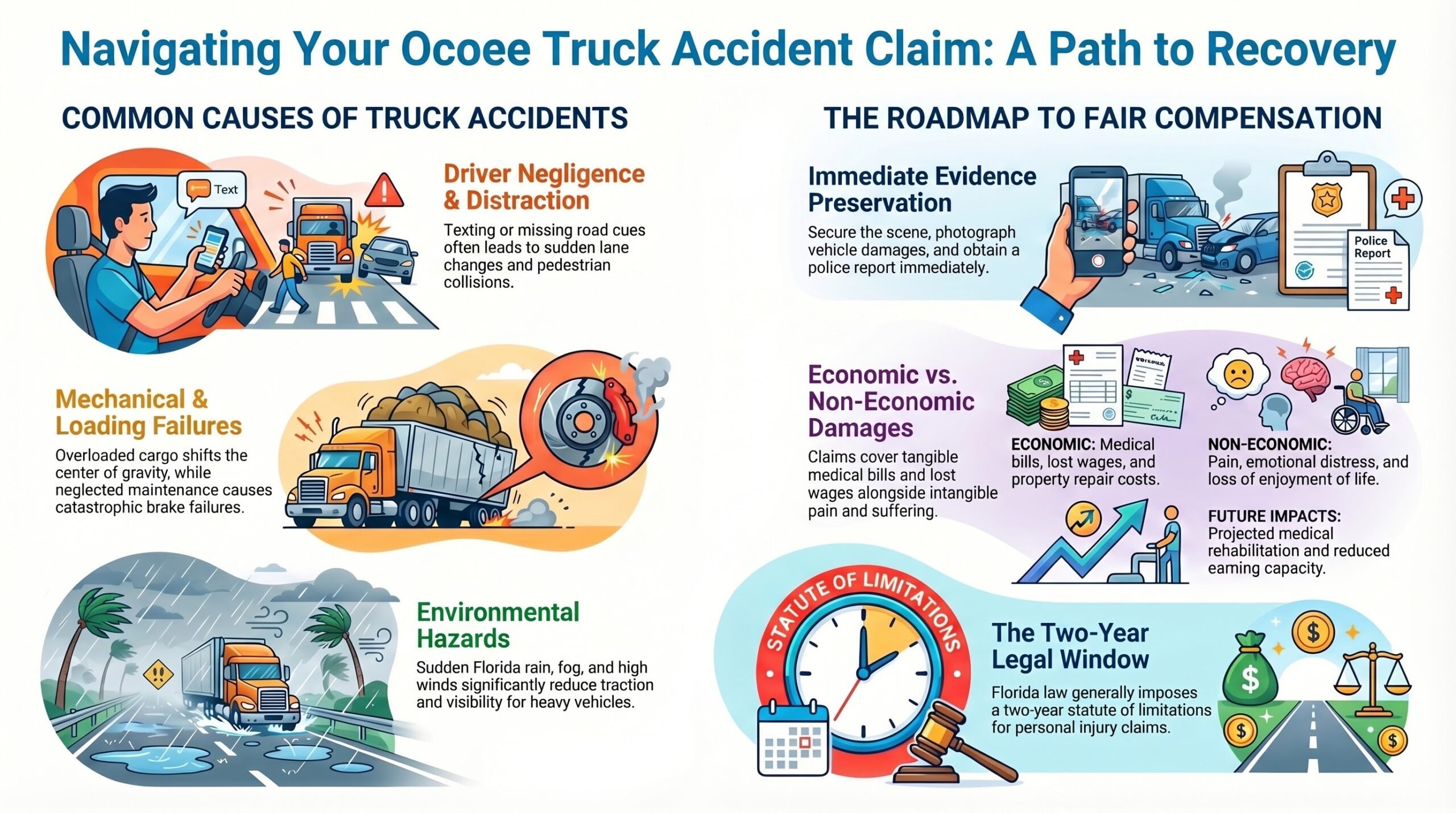 Ocoee Truck Accident Injury Lawyer