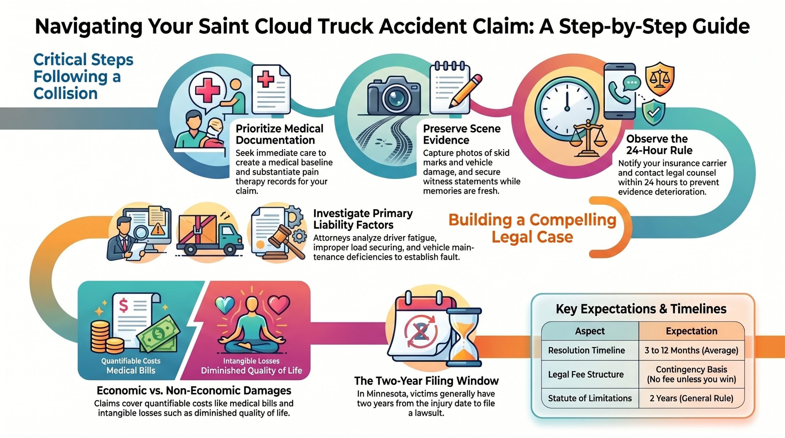 Saint Cloud Truck Accident Injury Lawyer