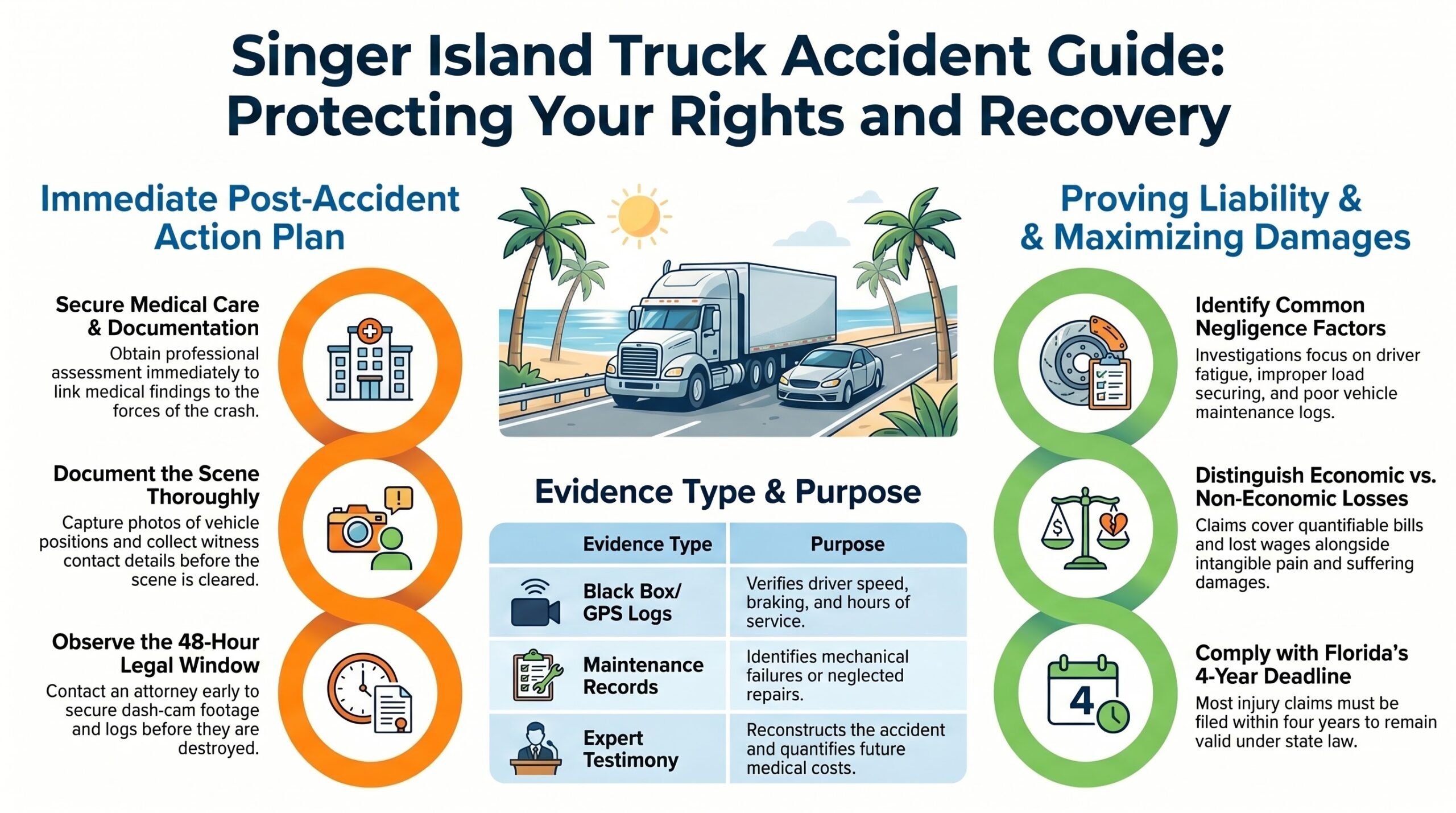 Singer Island Truck Accident Injury Lawyer