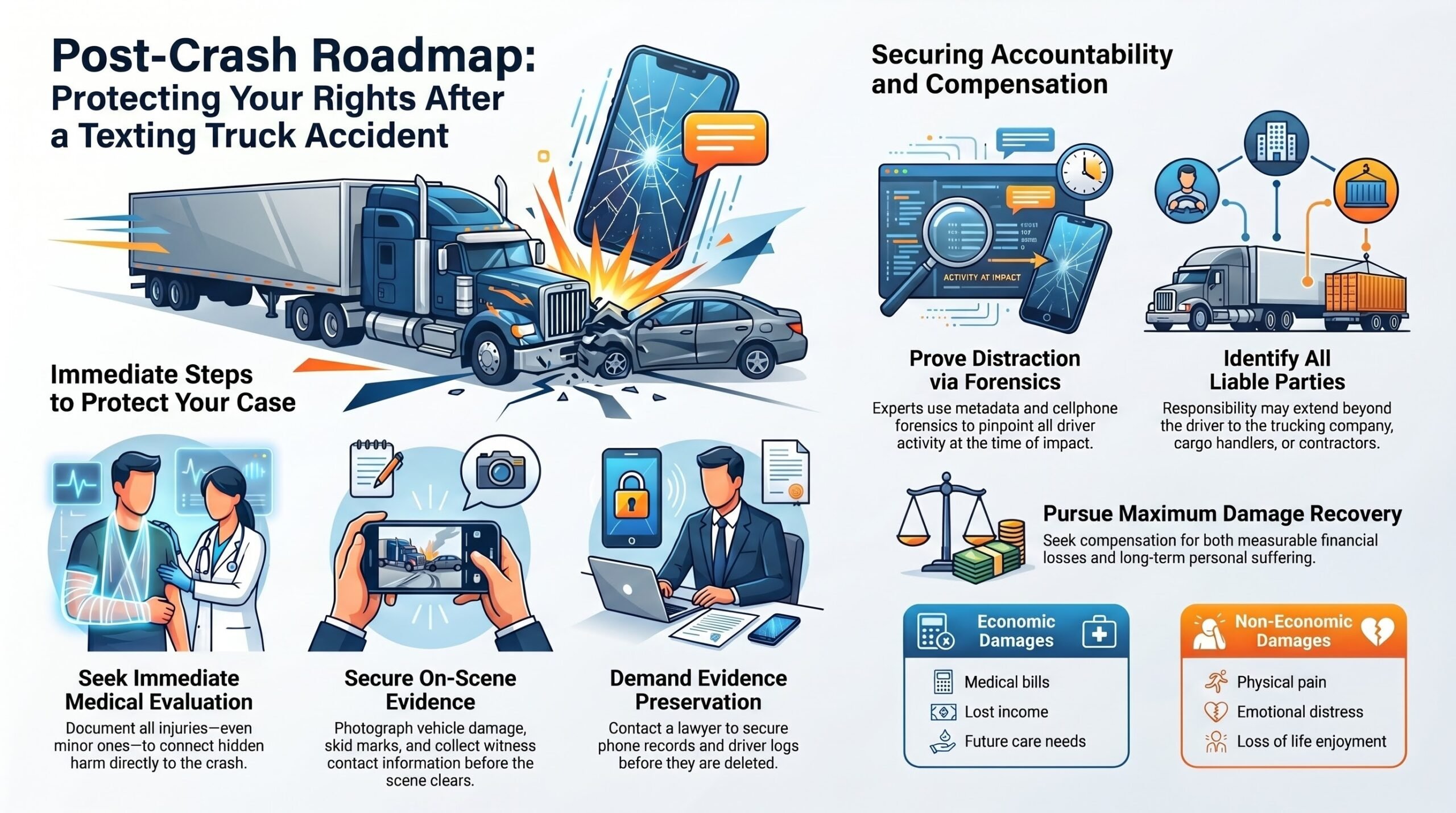 Post-Crash Distracted Driving Legal Roadmap