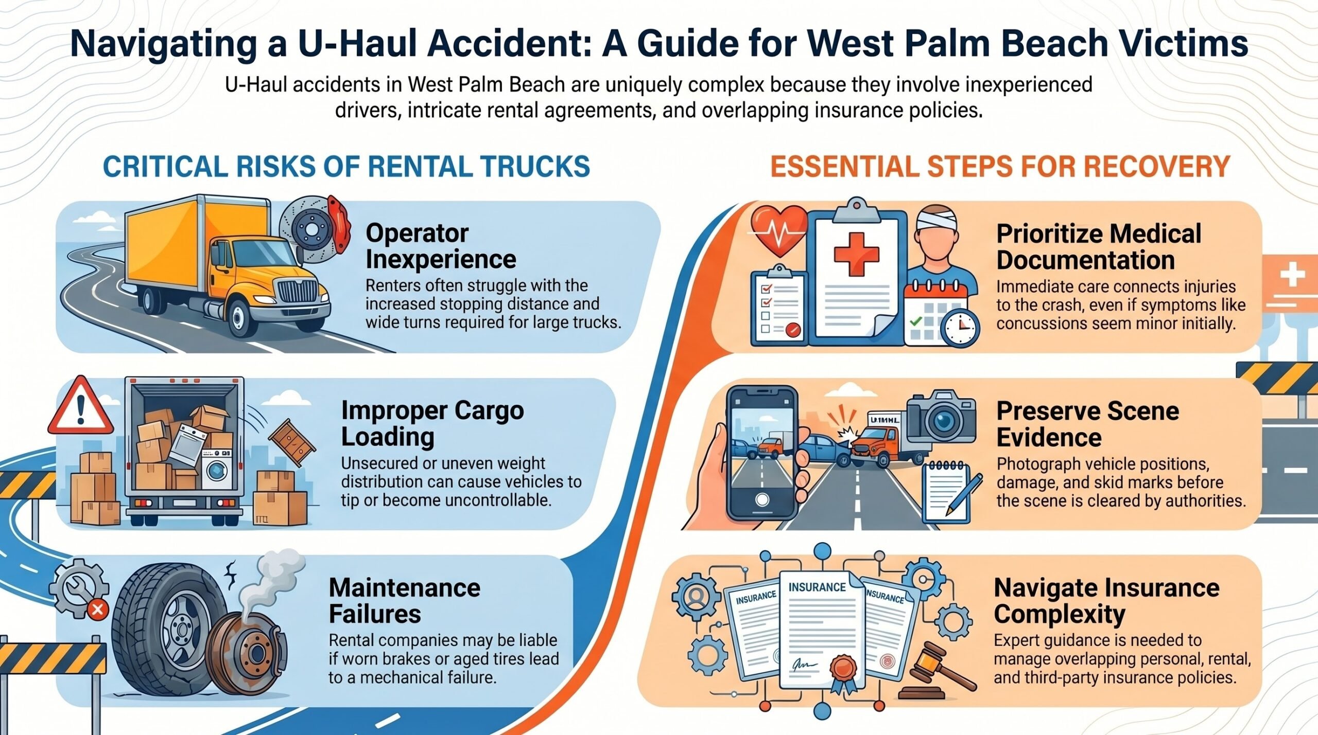 Abogado de Lesiones por Accidentes de Camiones U-Haul en West Palm Beach