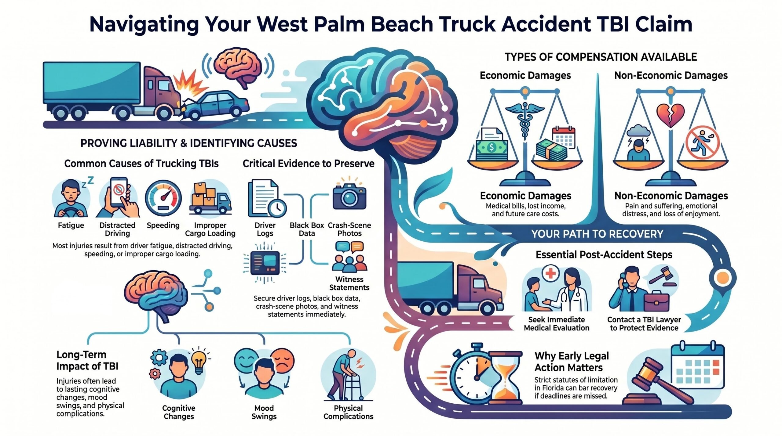 Navigating Truck Accident TBI Claims