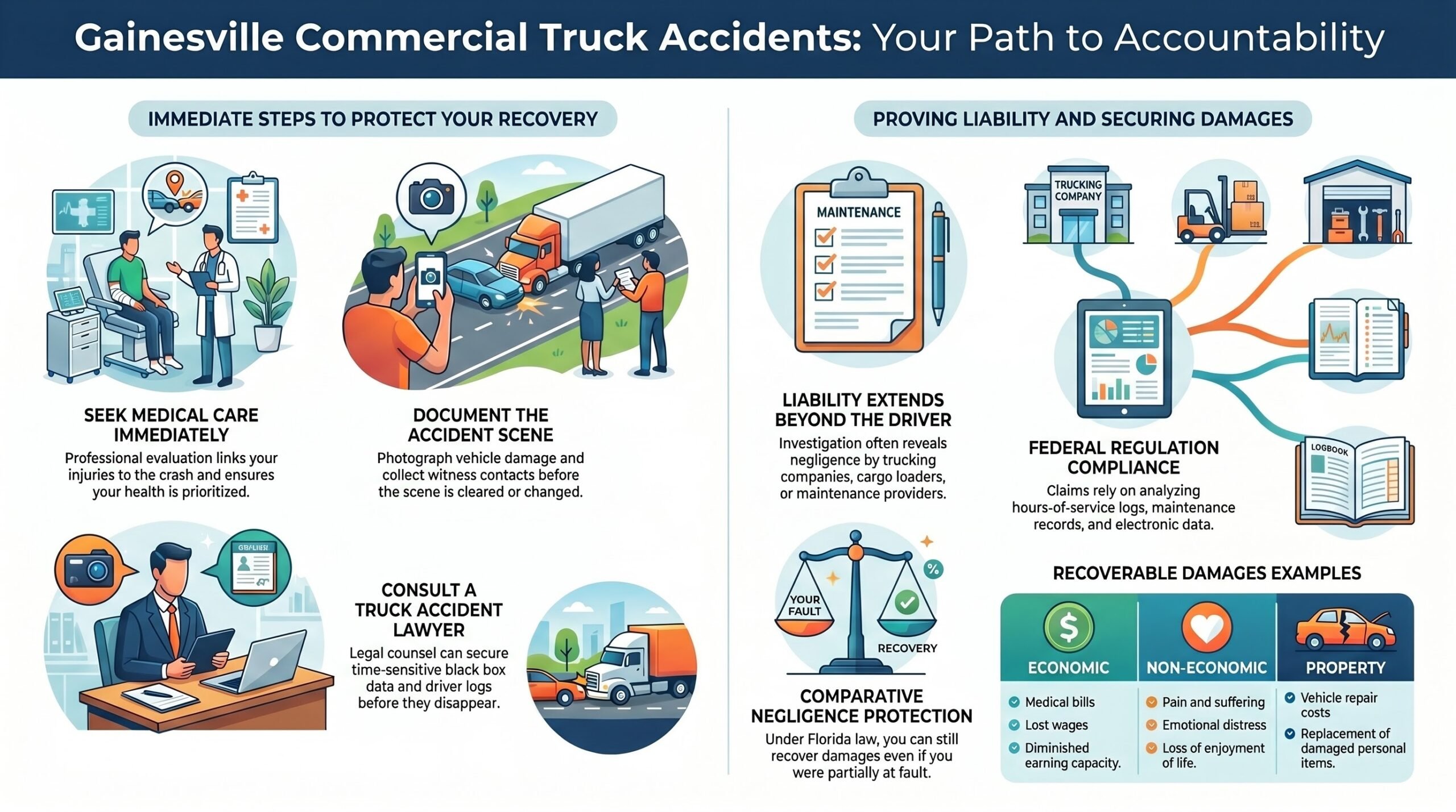 Gainesville Truck Accident Recovery Guide