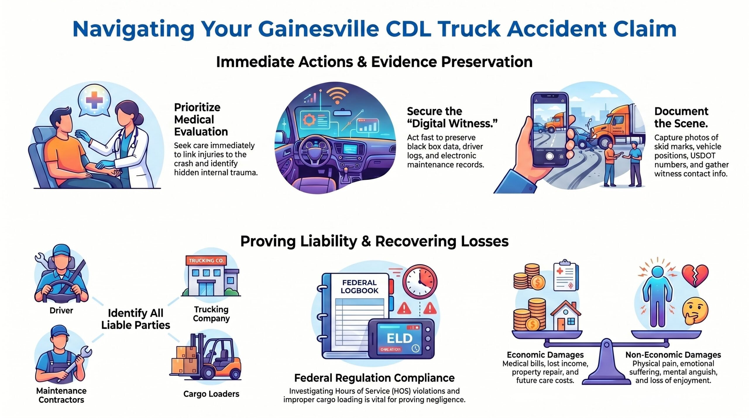 Gainesville CDL Truck Accident Injury Lawyer