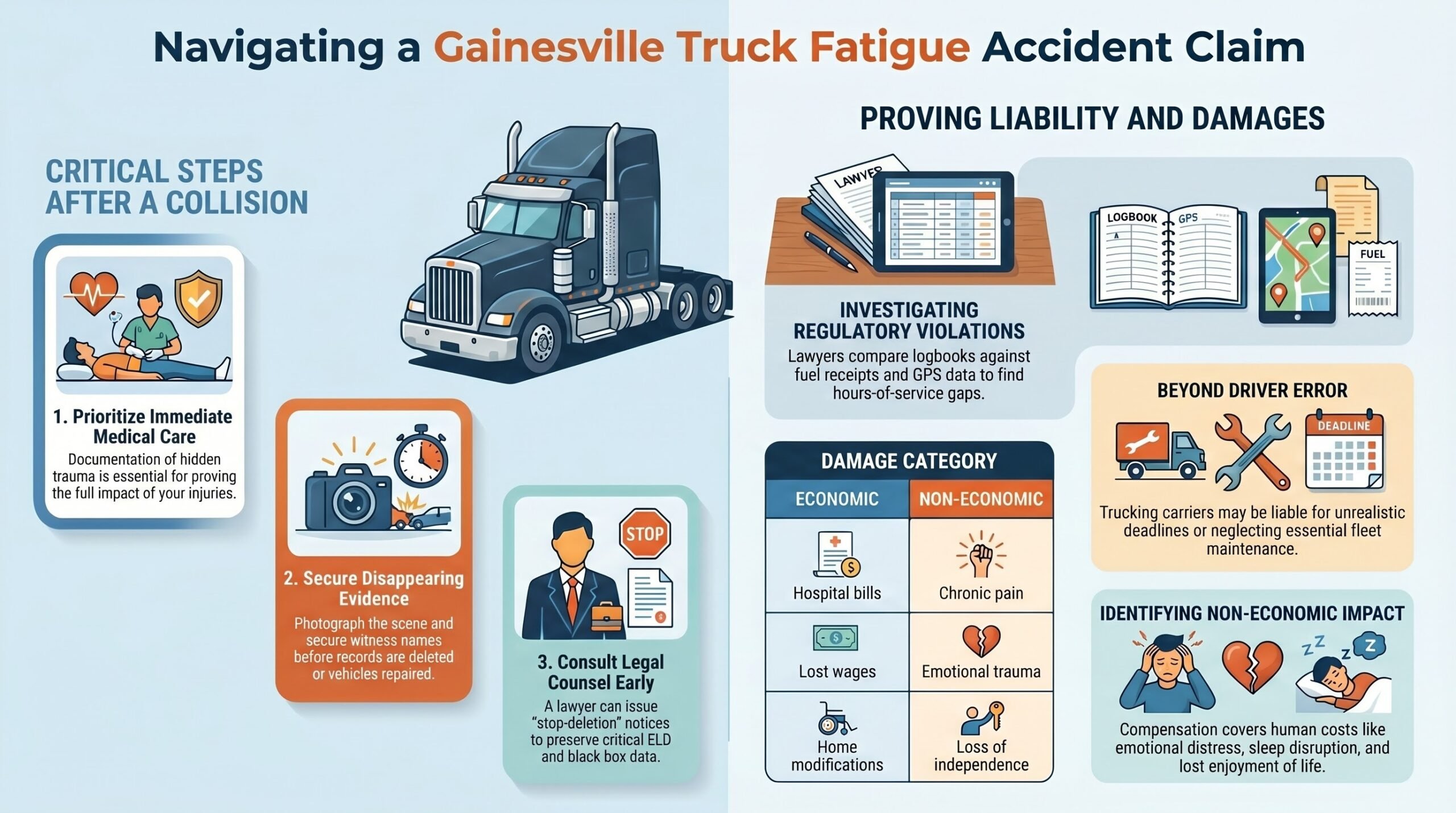 Navigating Truck Accident Claims