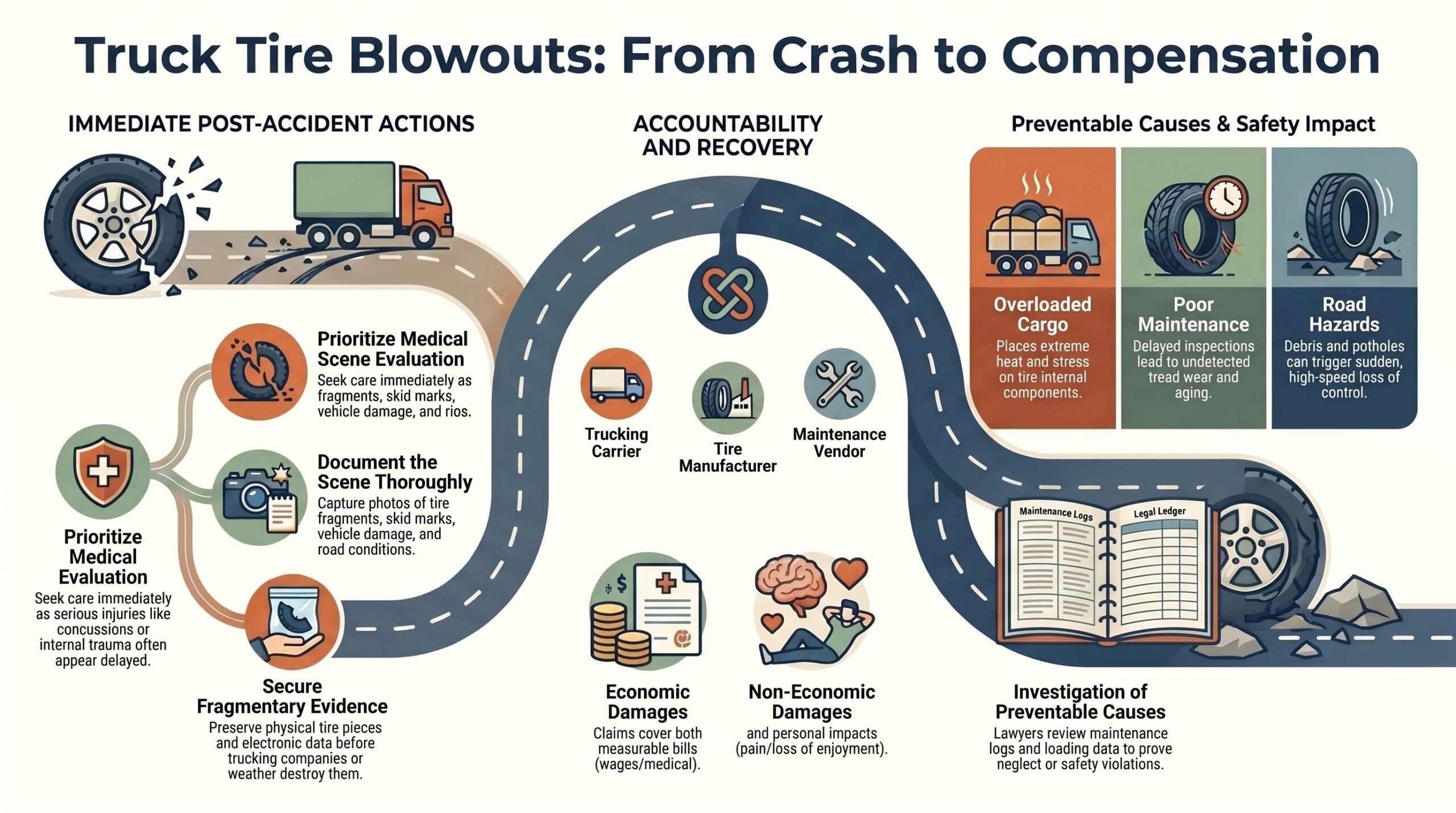 Truck Tire Blowout Recovery Guide