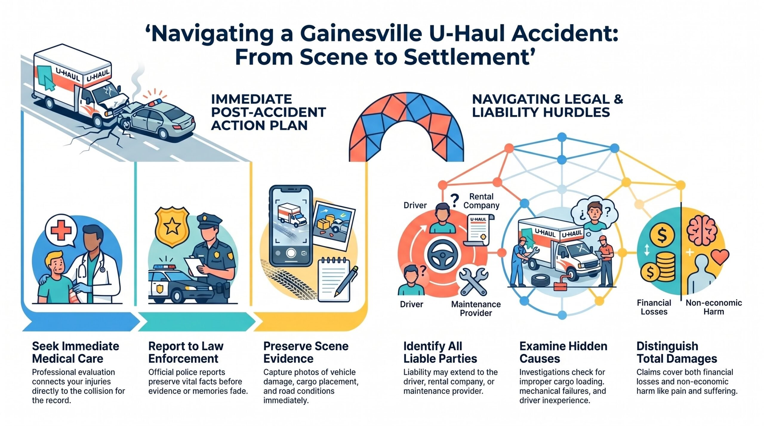 Abogado de Lesiones por Accidentes de Camiones U-Haul en Gainesville