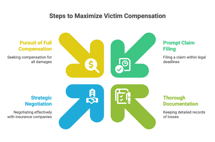 Steps to Maximize Victim Compensation