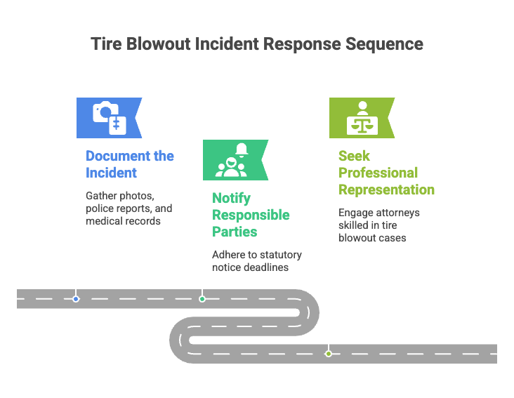 Tire Blowout Incident Response Sequence