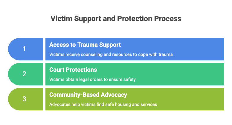 Proceso de Apoyo y Protección a las Víctimas