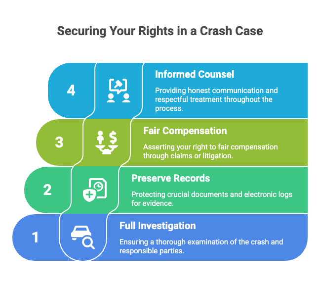 Securing Your Rights in a Crash Case