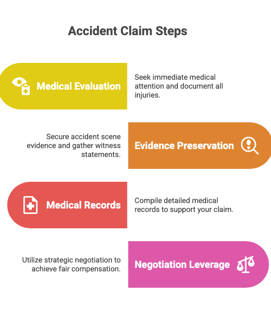 Accident Claim Steps