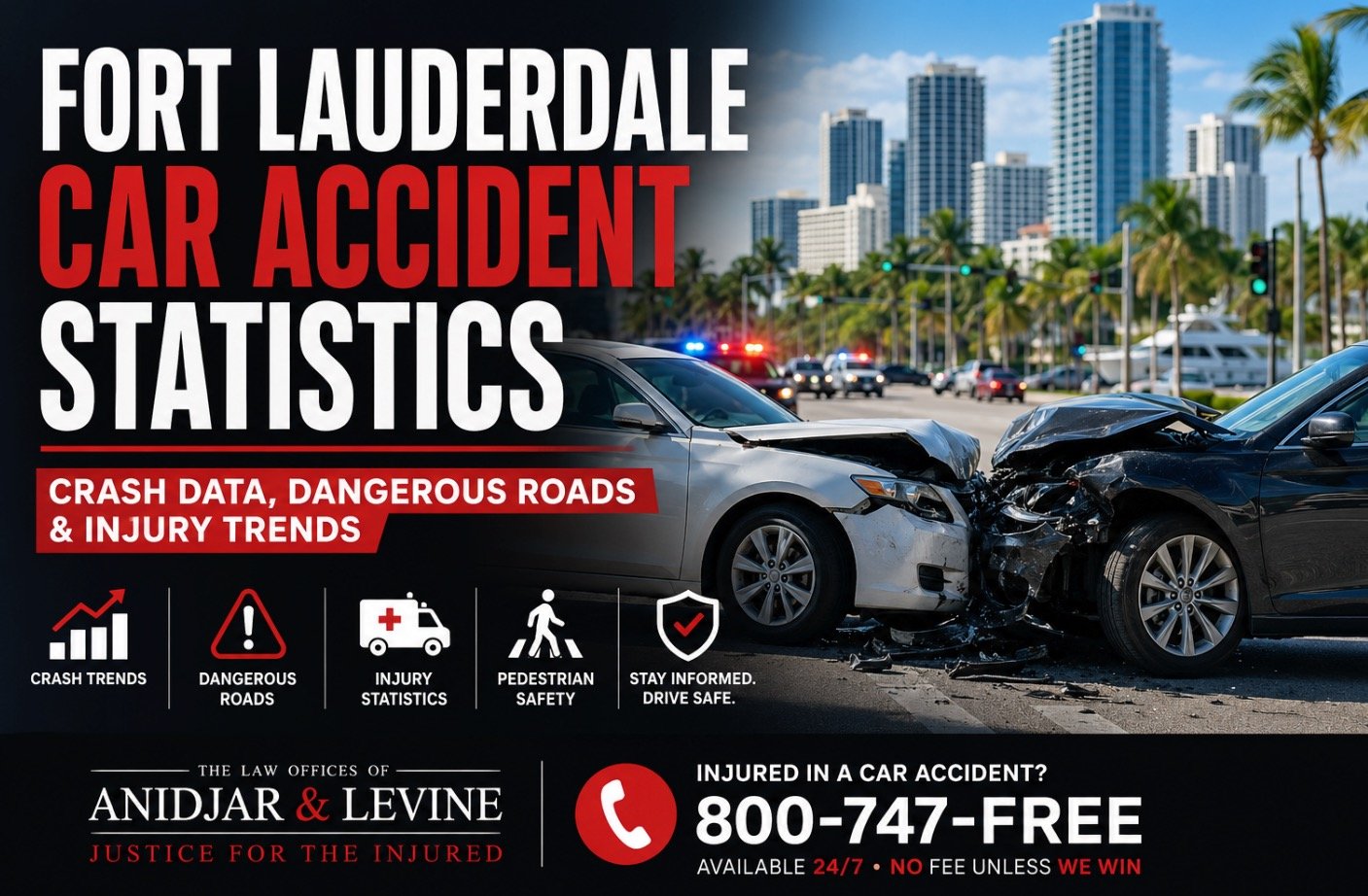 Fort Lauderdale Car Accident Statistics: Crash Data, Dangerous Roads & Injury Trends