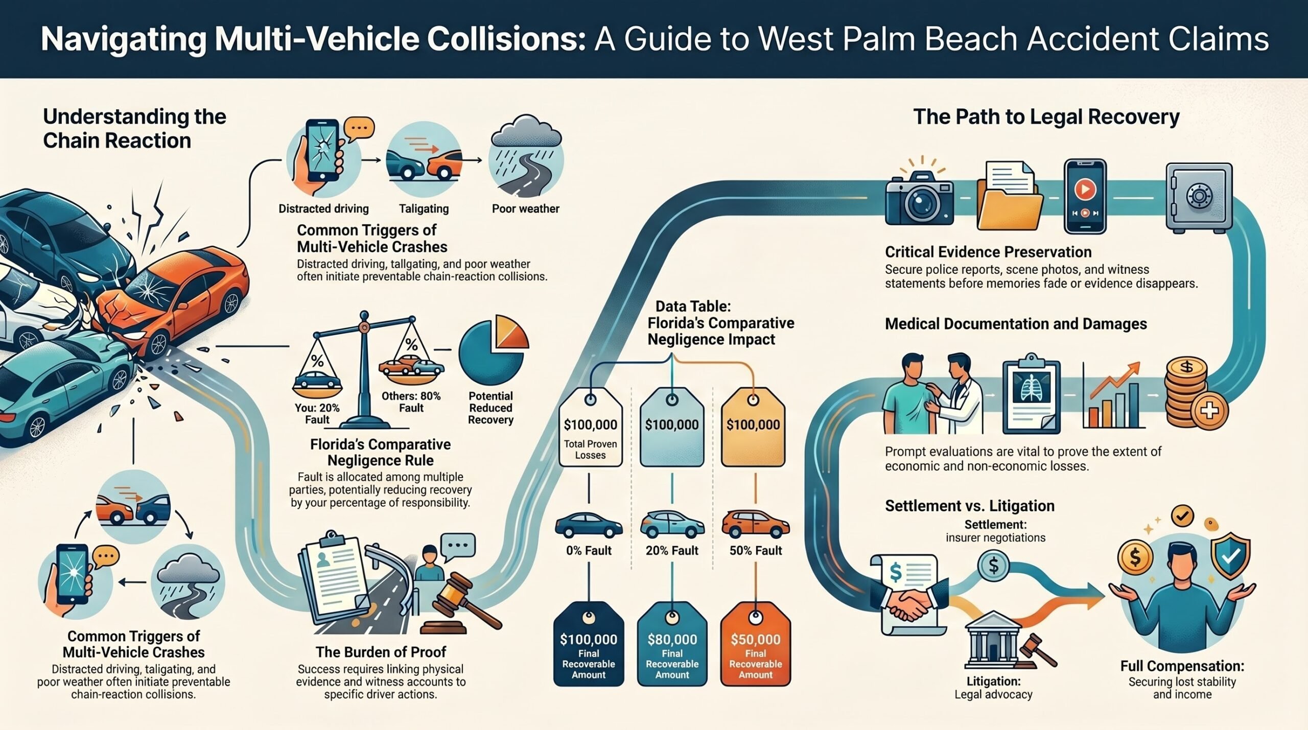 Multi-Vehicle Accident Claims Guide