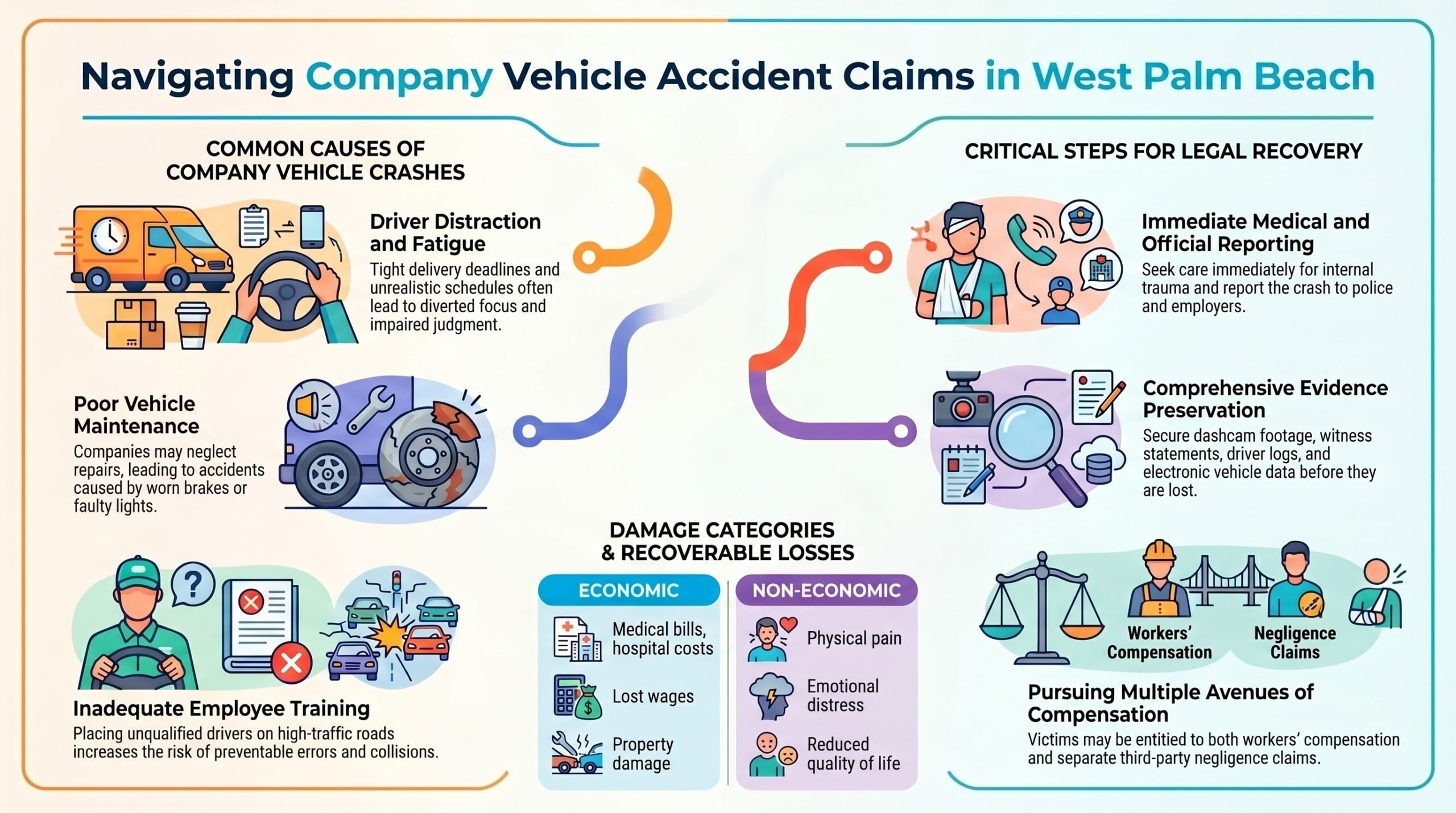 Navegando Reclamaciones de Accidentes de Vehículos de Empresa
