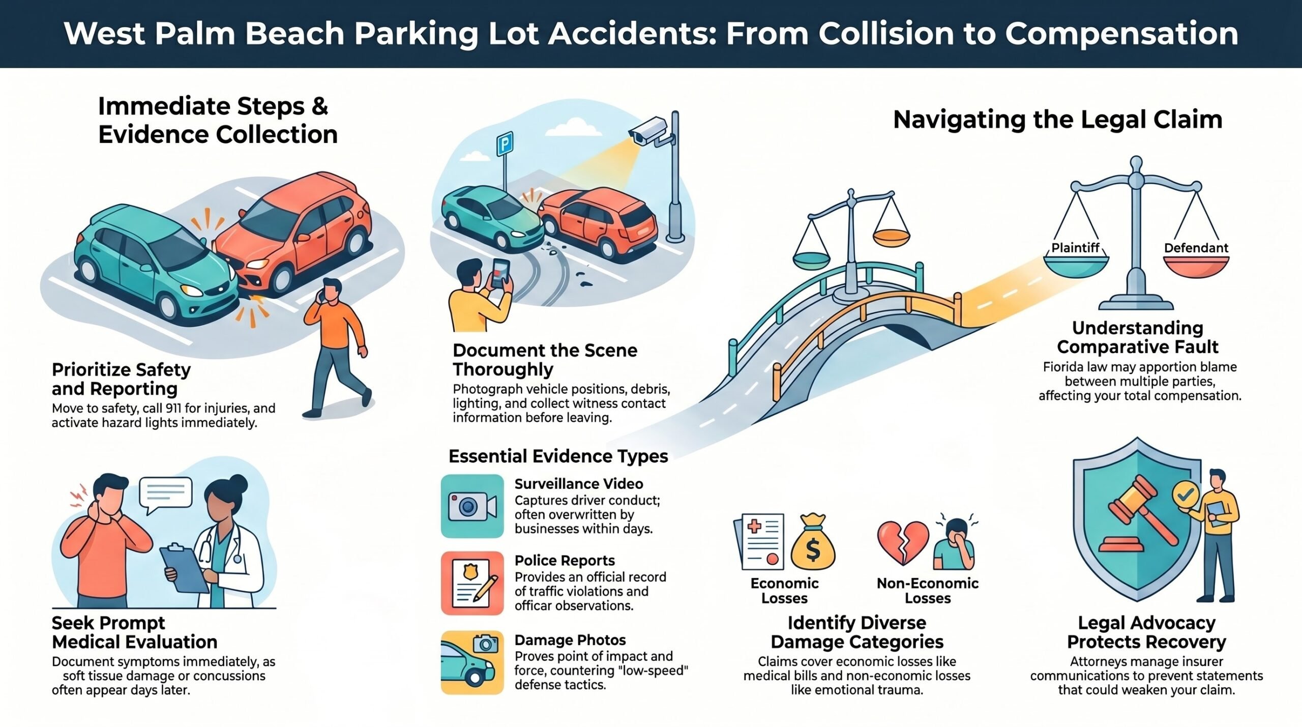 Guía del Proceso de Accidentes en Estacionamientos