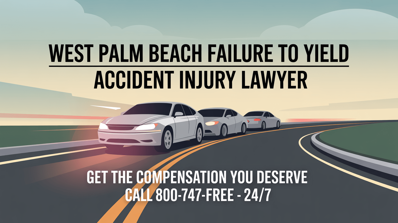 West Palm Beach Failure To Yield Accident Injury Lawyer