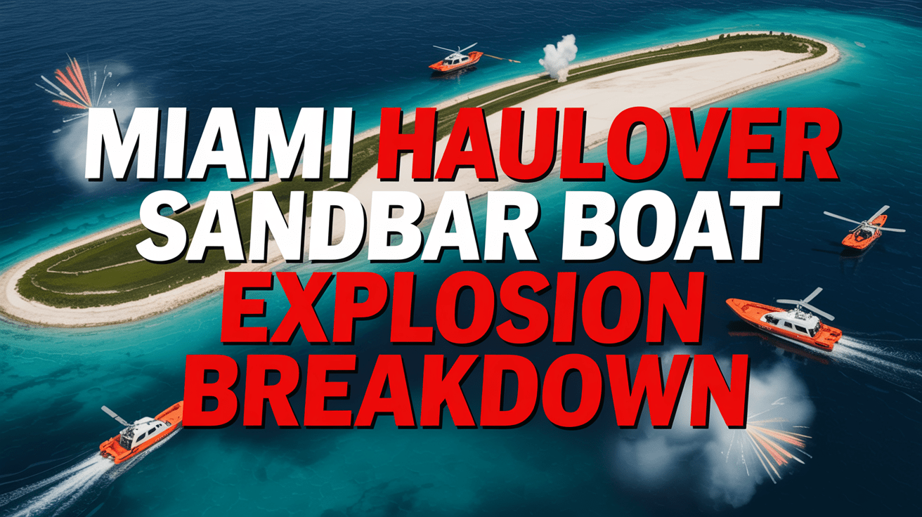 Mass Casualty Explosion at Miami Haulover Sandbar Leaves 11 Injured: What Victims Need to Know