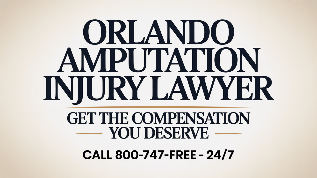 Abogado de Lesiones por Amputación en Orlando