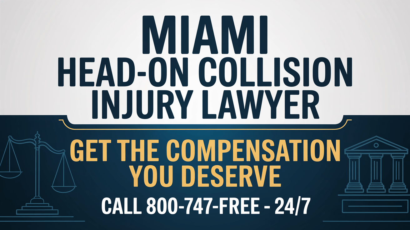 Abogado de lesiones por colisión frontal en Miami