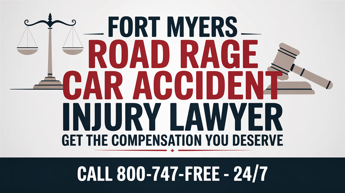 Abogado de lesiones por accidente de automóvil debido a la ira en Fort Myers