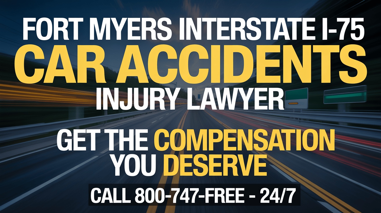 Abogado de Lesiones por Accidentes de Auto en la I-75 de Fort Myers