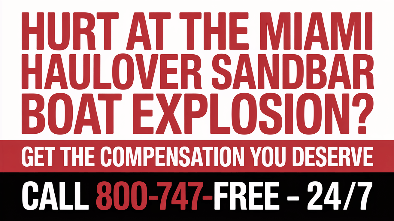 Mass Casualty Explosion at Miami Haulover Sandbar Leaves 11 Injured: What Victims Need to Know