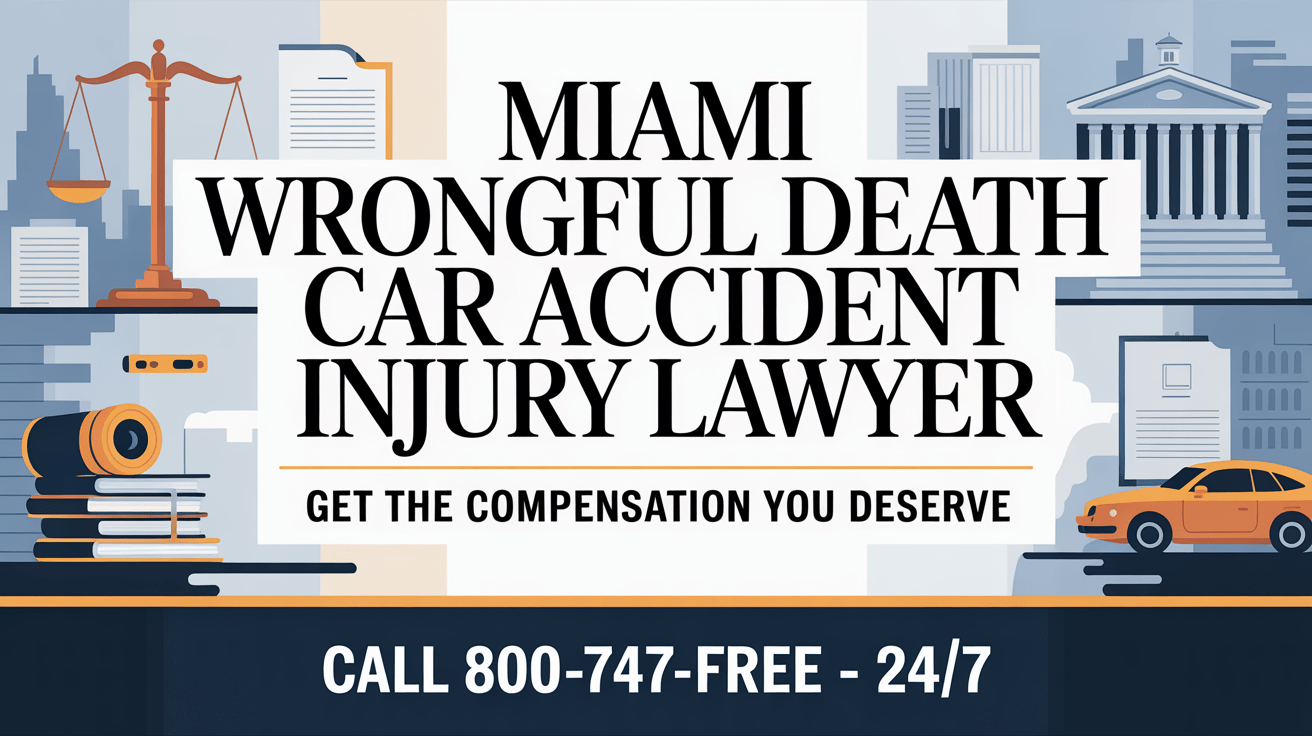Abogado de lesiones por accidente automovilístico con muerte injusta en Miami