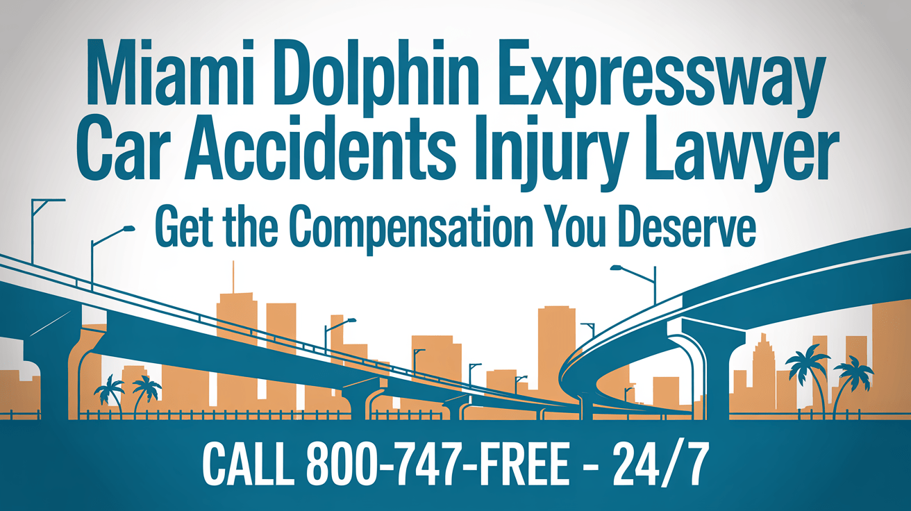 Abogado de lesiones por accidentes de automóvil en la Dolphin Expressway de Miami