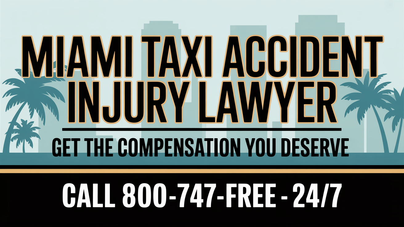Abogado de Lesiones por Accidentes de Taxi en Miami