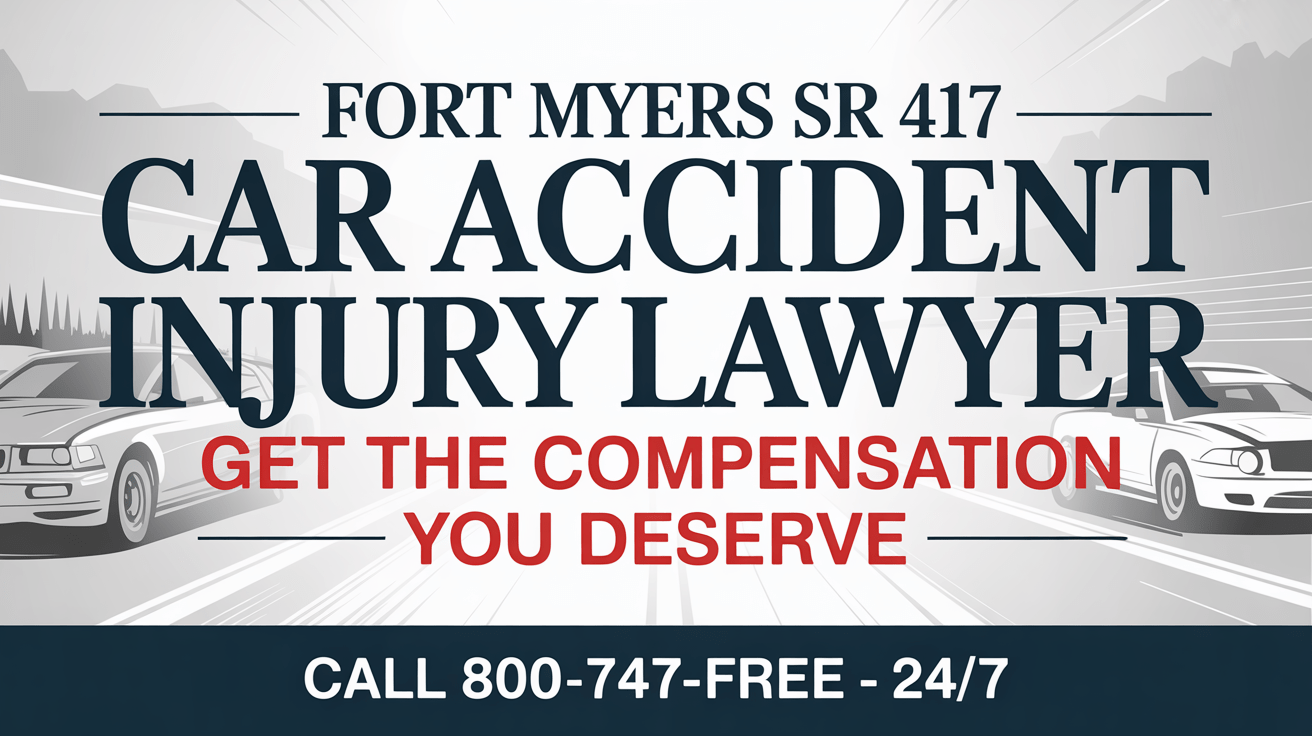 Abogado de lesiones por accidente automovilístico en Fort Myers SR 417