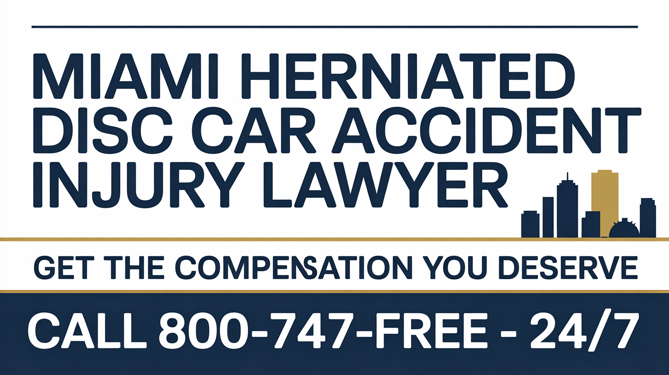 Miami Herniated Disc Car Accident Injury Lawyer