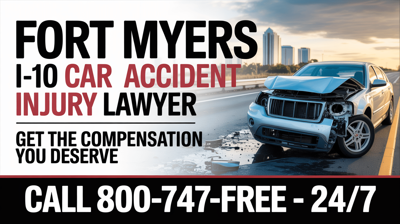 Abogado de lesiones por accidente de automóvil en Fort Myers I-10