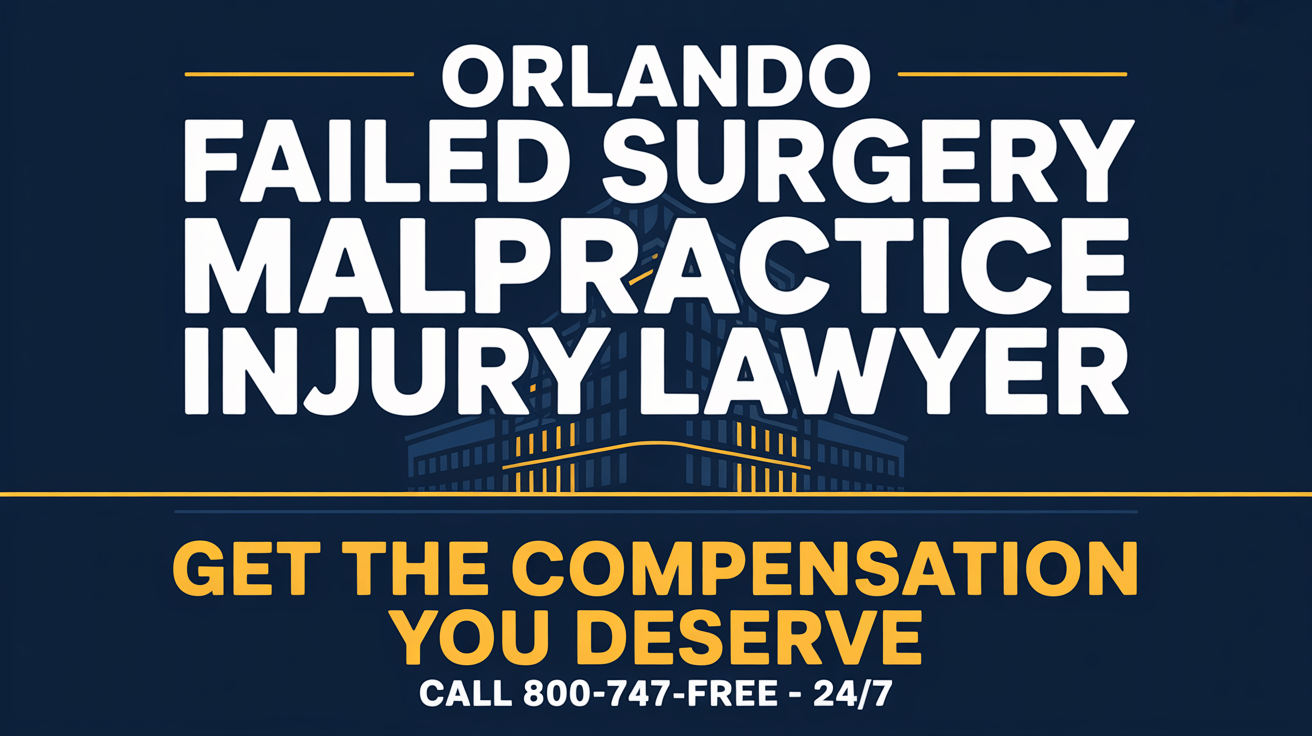 Orlando Failed Surgery Malpractice Injury Lawyer
