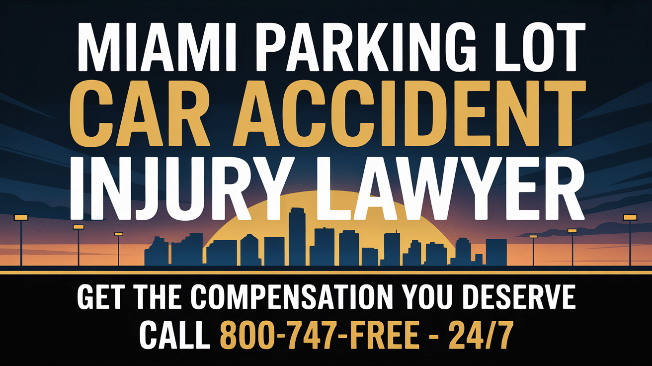 Miami Parking Lot Car Accident Injury Lawyer 