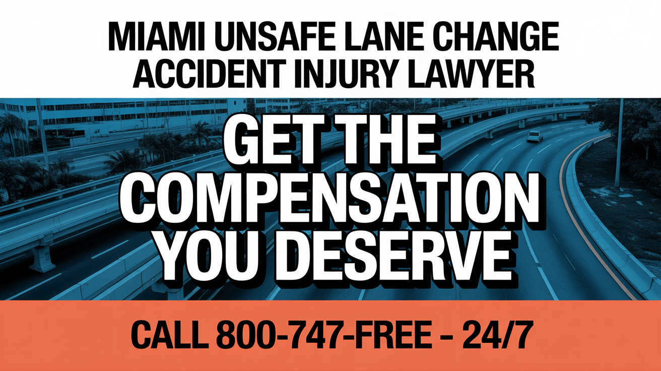 Miami Unsafe Lane Change Accident Injury Lawy