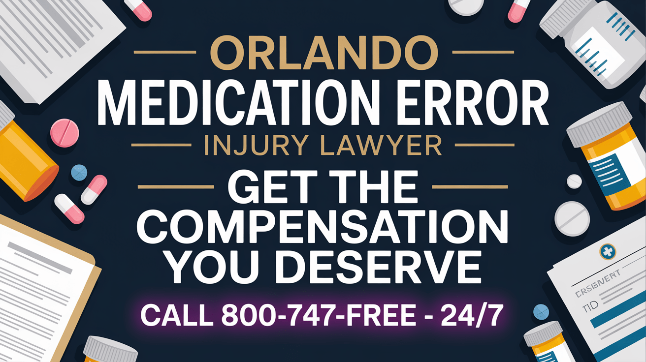 Abogado de lesiones por error de medicación en Orlando