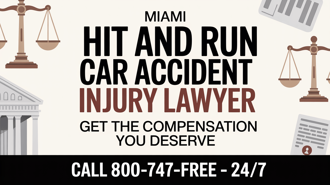 Abogado de lesiones por accidente de coche por atropello y fuga en Miami