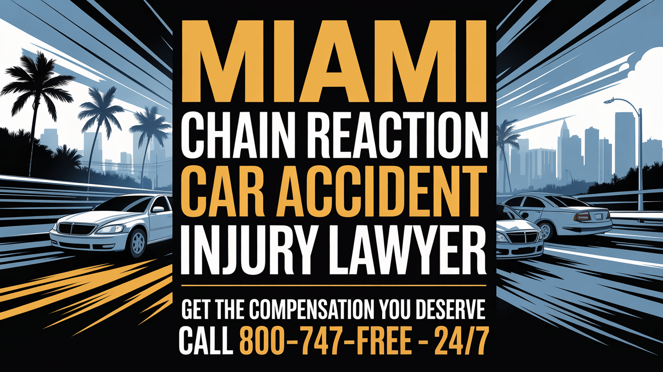 Miami Chain Reaction Car Accident Injury Lawyer