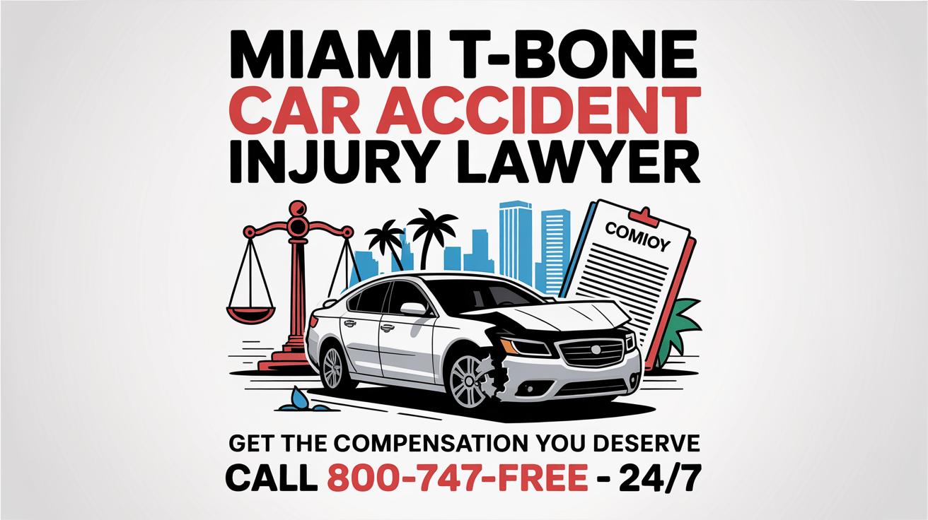 Abogado de lesiones por accidente de automóvil en forma de T en Miami