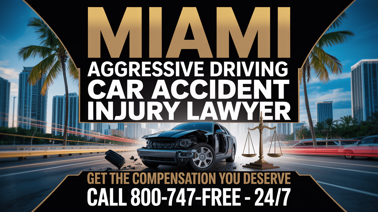 Abogado de Lesiones por Accidente de Coche por Conducción Agresiva en Miami