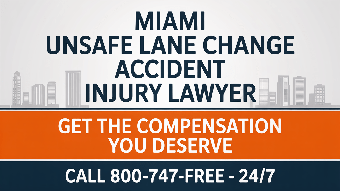 Miami Unsafe Lane Change Accident Injury Lawy