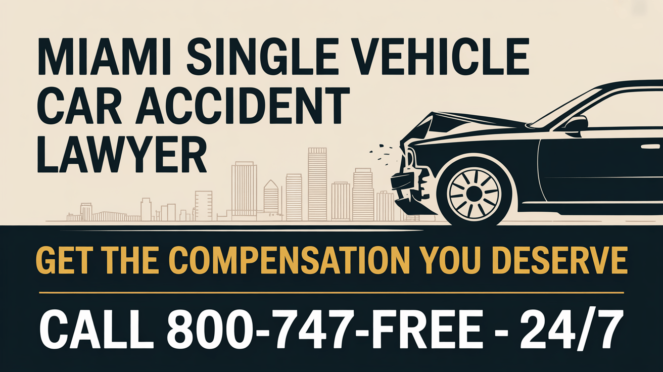 Miami Single Vehicle Car Accident Injury Lawyer