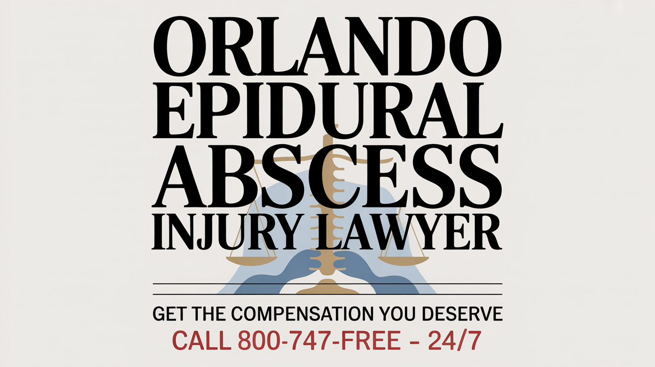 Abogado de Lesiones por Absceso Epidural en Orlando