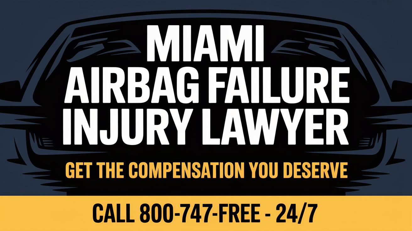 Abogado de lesiones por fallo de airbag en Miami