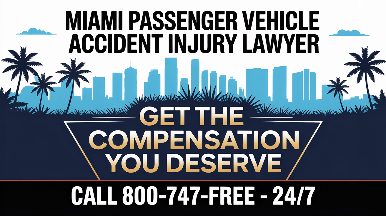 Miami Passenger Vehicle Accident Injury Lawyer