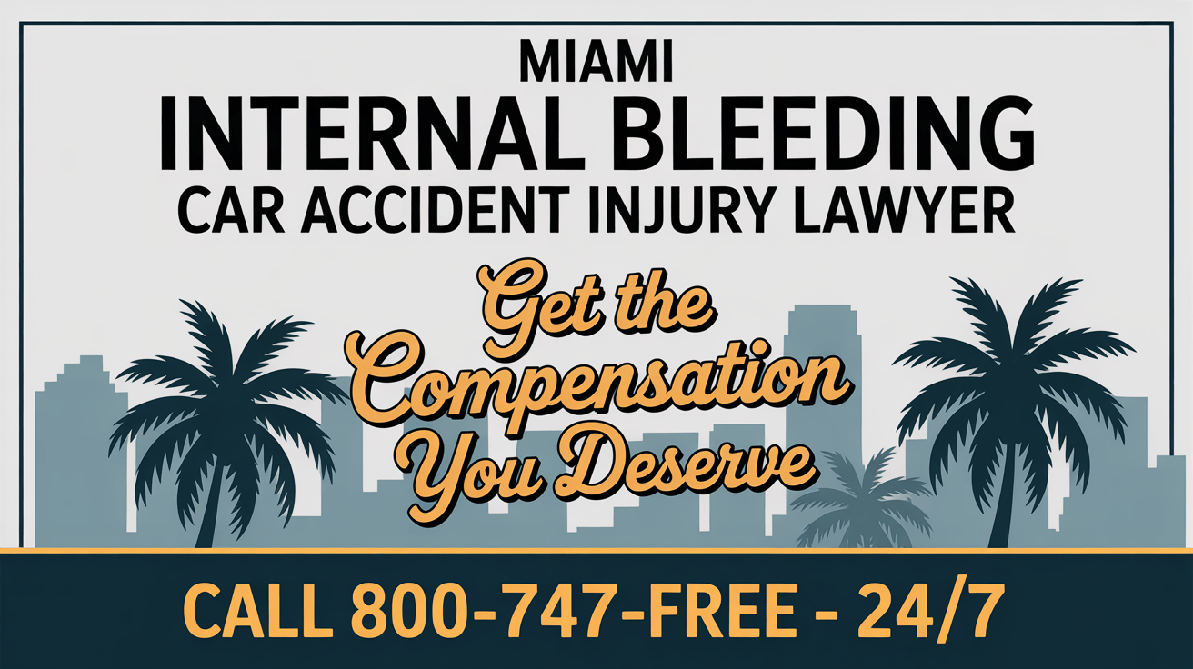 Abogado de Lesiones por Accidente Automovilístico por Hemorragia Interna en Miami