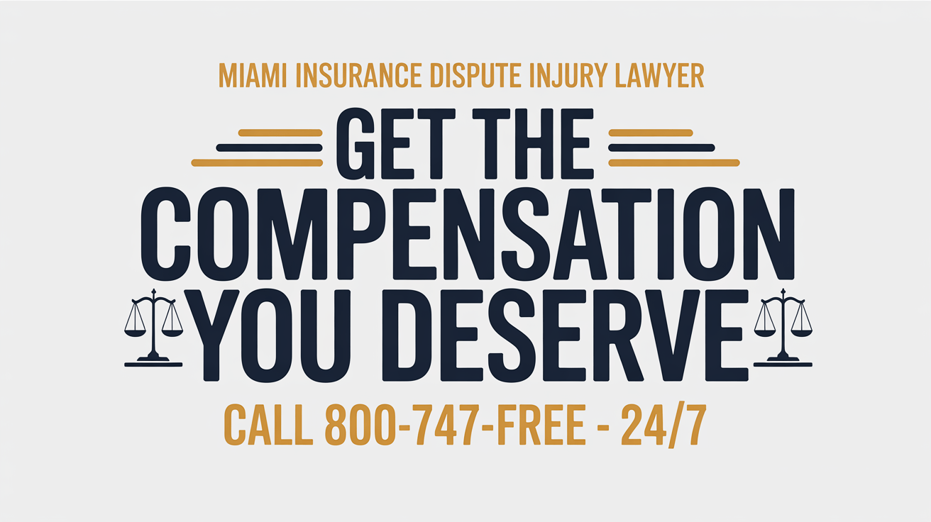 Miami Insurance Dispute Injury Lawyer