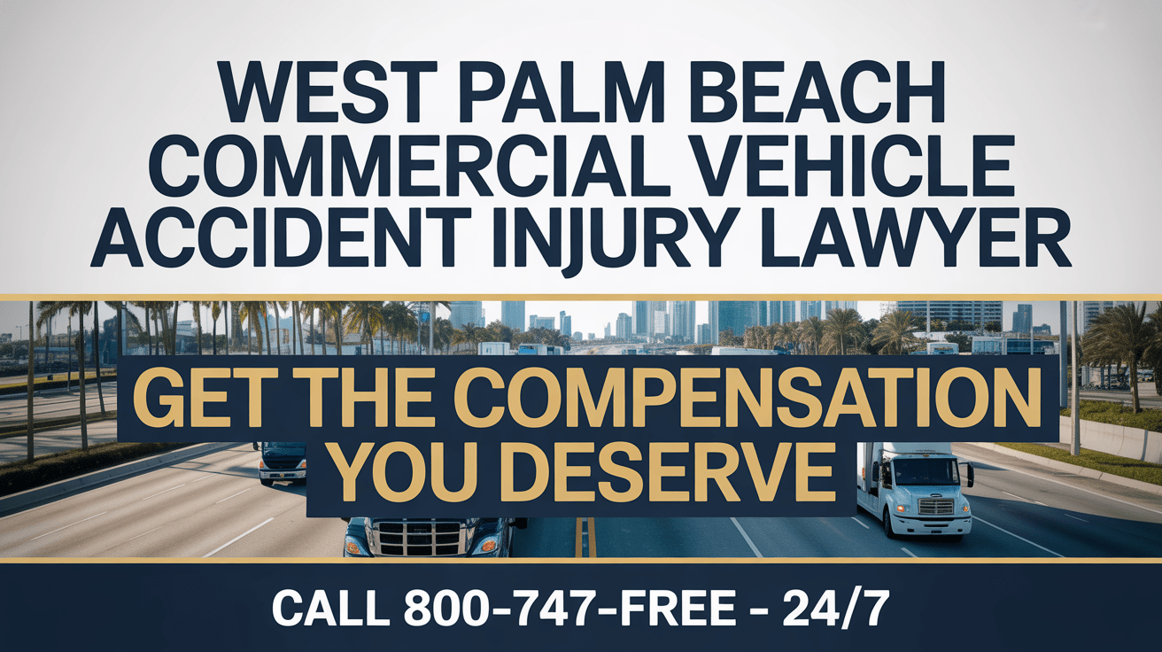 Abogado de lesiones por accidentes de vehículos comerciales en West Palm Beach